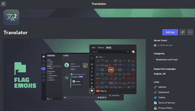 Discord 机器人翻译中文