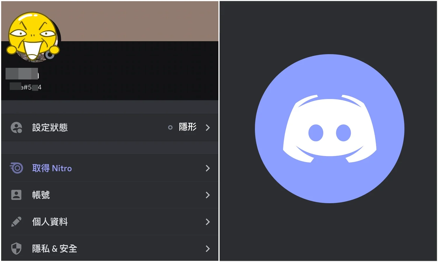 Discord 隐藏在线状态