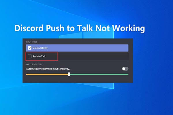 Discord Push to Talk 没声音