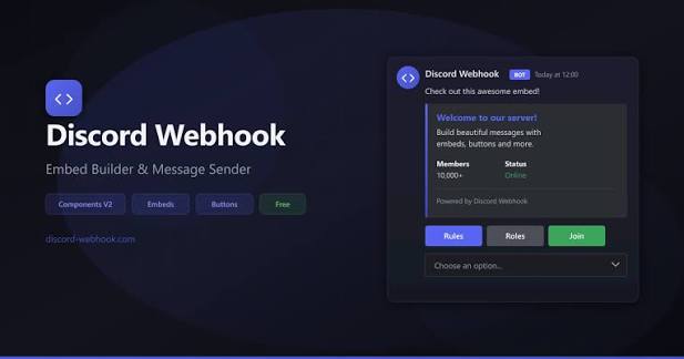 Discord Webhook 发送 Embed