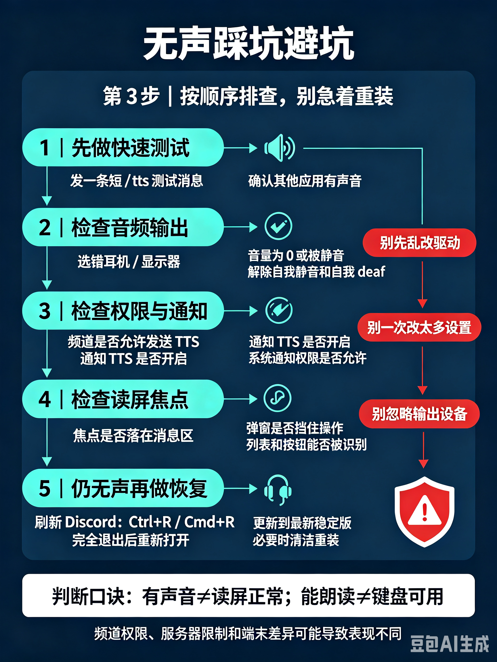 Discord 屏幕阅读器
